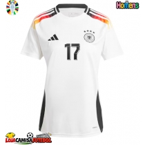 Camisa de Futebol Alemanha Florian Wirtz #17 Equipamento Principal Europeu 2024 Manga Curta